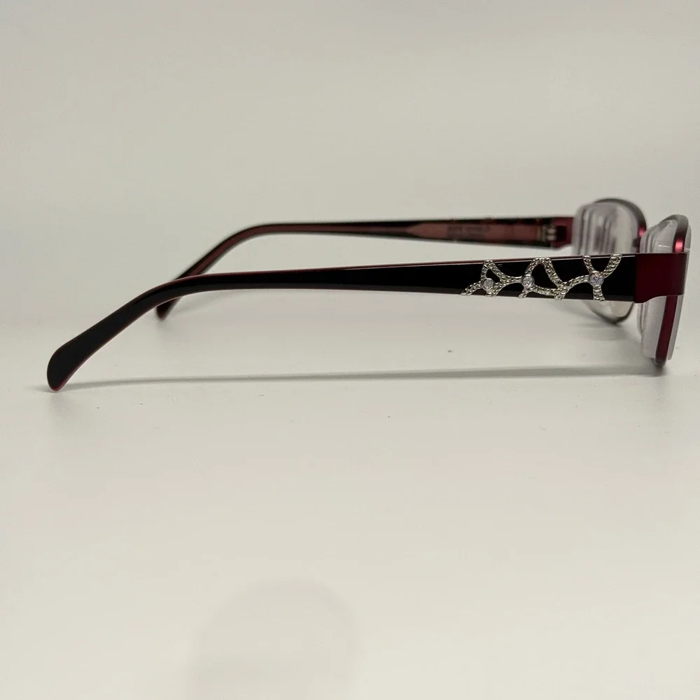 Armourx 7008‎ PRP Purple Safety Glasses Frames Z87-2+ Rectangle Rhinestone 135